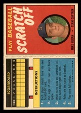 1970 Topps Scratch-Offs Baseball #8 Mike Hegan EX