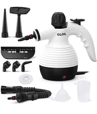 Handheld High Temp Steam Cleaner Portable for Home Grease Grime 10pc Kit