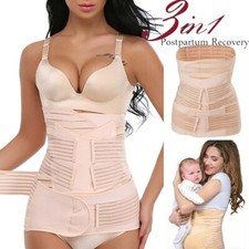 Faja Para Y Post Parto 3 En 1 Post de Maternidad Quirurgica Abdomen y Cintura AM