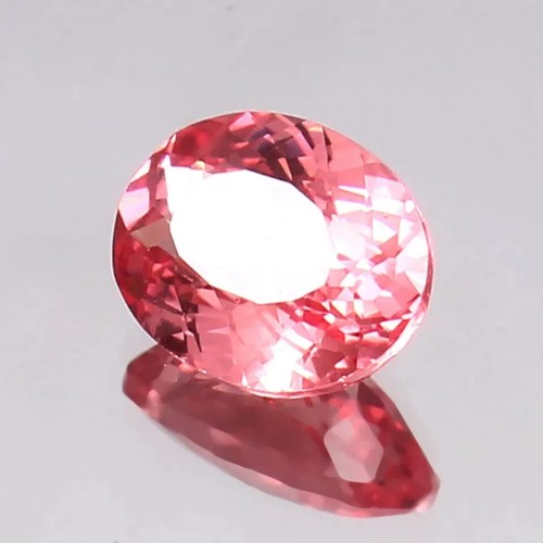 Zaffiro Ceylon Padparadscha naturale impeccabile taglio ovale pietra preziosa sfusa 11x9 mm - Foto 3 di 8