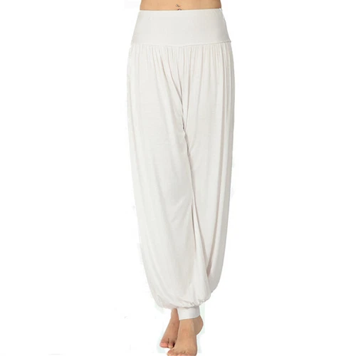 Women Harem Pants Indian Hippie Pant Ladies Casual Gym High Waist Bottoms - Picture 5 of 31