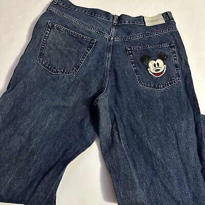 Vintage Iceberg History Mickey Mouse denim jeans Men size Vintage Iceberg History Mickey Mouse denim jeans Men size