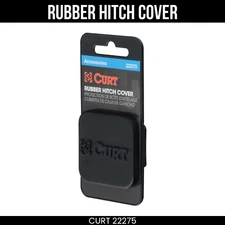 CURT Rubber Hitch Cover Fits 1-1/4 Inch Trailer Receiver 22275