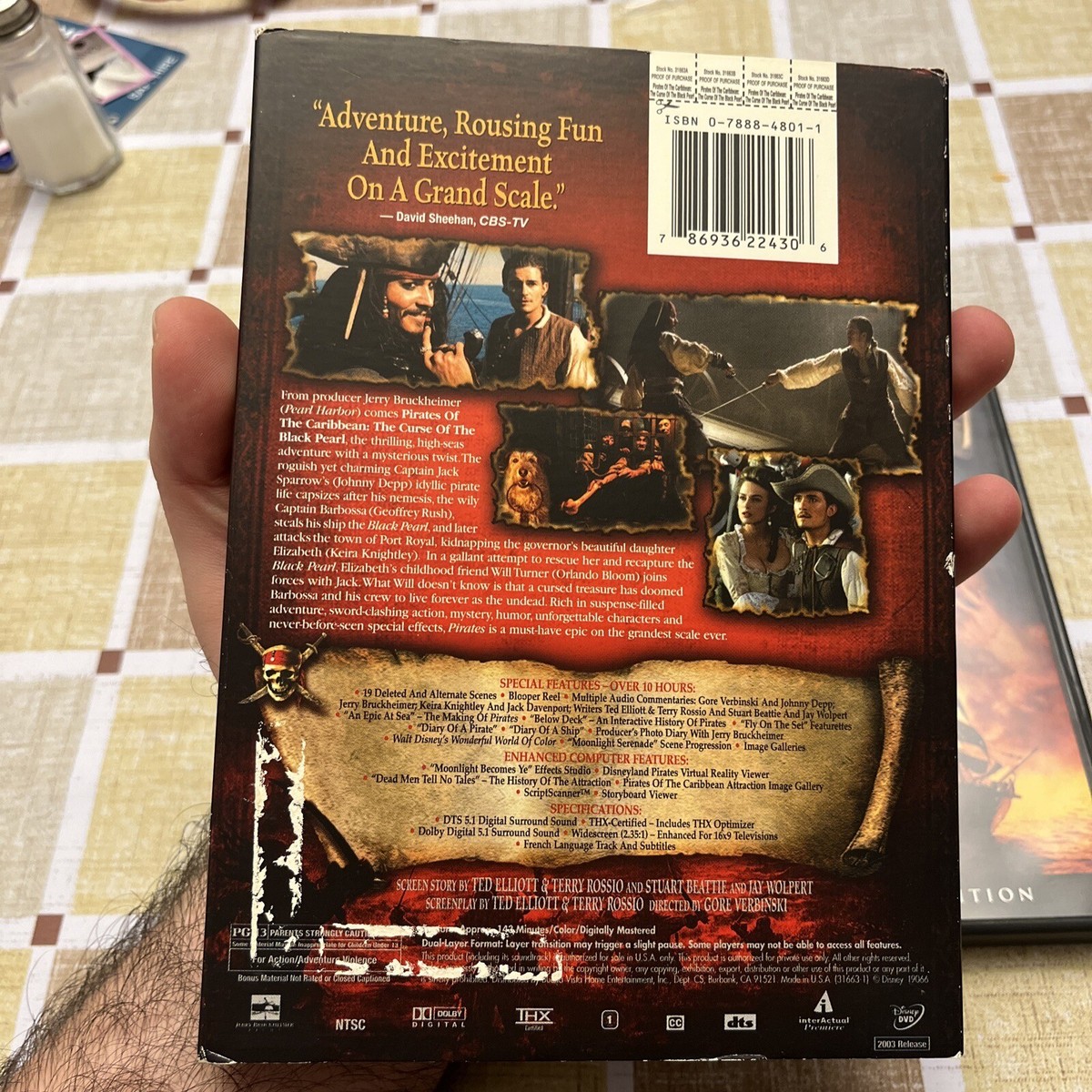 Pirates Of The Caribbean: Curse Of The Black Pearl *DVD