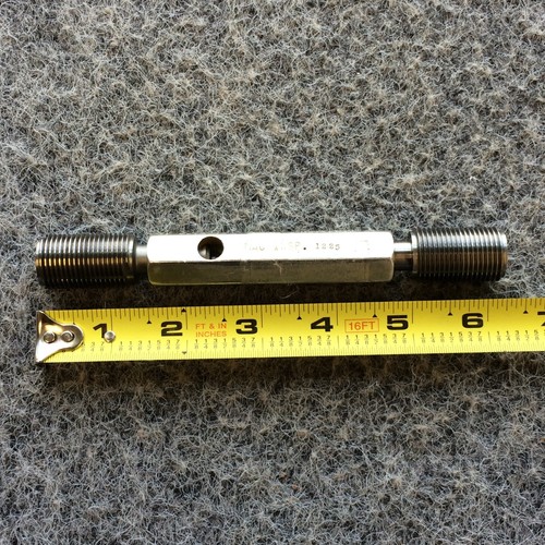 3/4 16 NF 3 THREAD PLUG GAGE .75 .750 GO NO GO P.D.'S = .7094 & .7062 UNF-3 CNC  - Bild 5 von 6