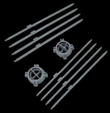 Y Wing Engine Struts Afterburner Star Wars Hasbro Kenner Thrust Vector Unit TVU