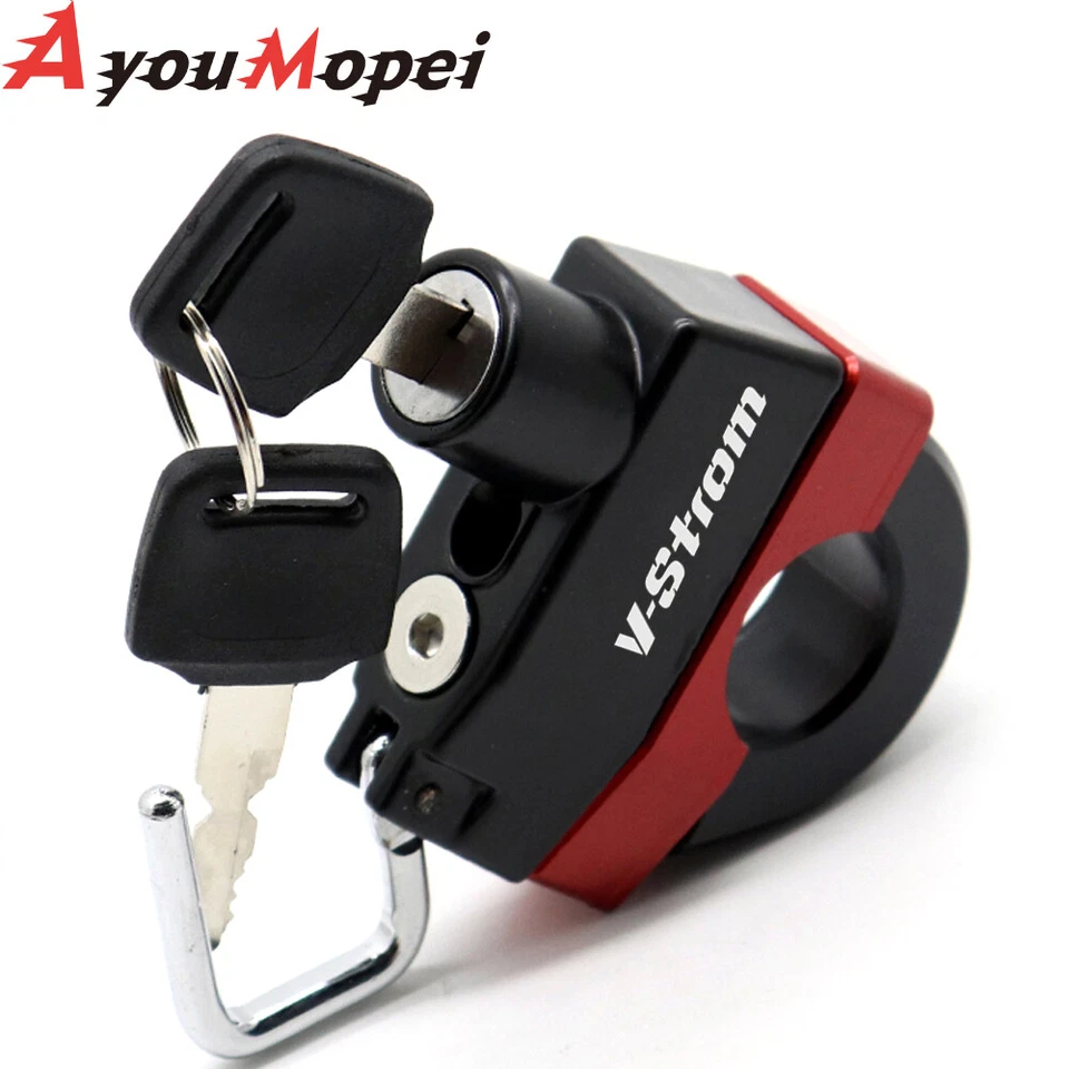 Bloqueo de casco antirrobo para SUZUKI V-Strom1000 DL650 V-Strom 250 DL 650 DL650/250 Foto 3 de 4