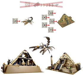 LEGO 7327 Scorpion Pyramid: NEW SEALED BAGS 2 3 4 5 6 7 ONLY -- Pharaoh's Quest