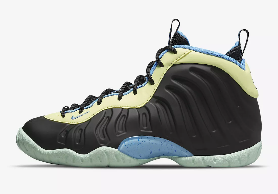 Nike foamposite top amarillo con negro