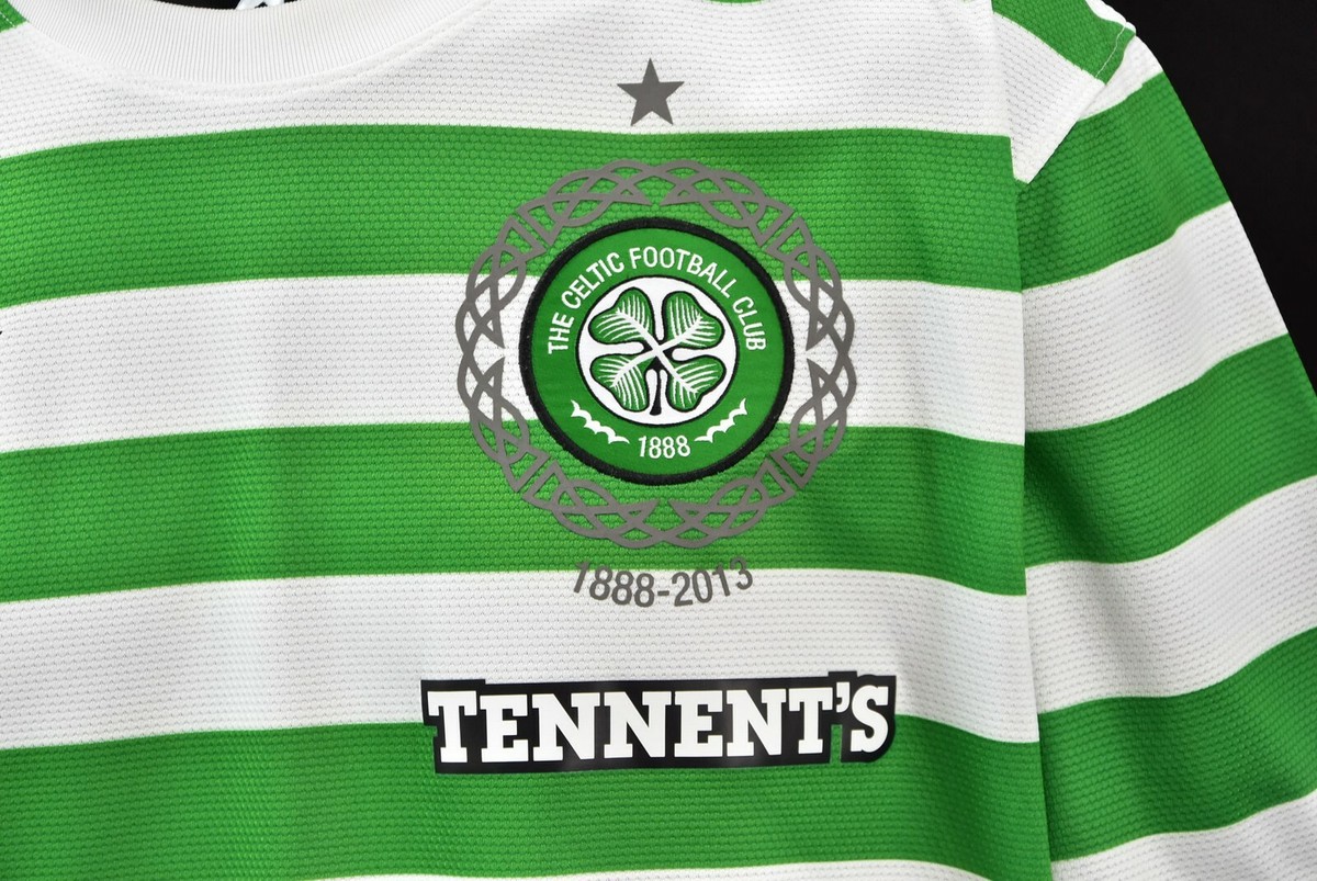 1888-2013/14 nike Celtic FC Glasgow Home Football Shirt SIZE 2XL