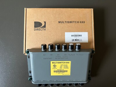(NEW) DIRECTV Wideband 6X8 Multiswitch KA/KU MS6X8R1-03 DTV Satellite NIB SAT