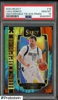 2023 Panini Select Unstoppable Tie-Dye Prizm #18 Luka Doncic 12/25 PSA 10