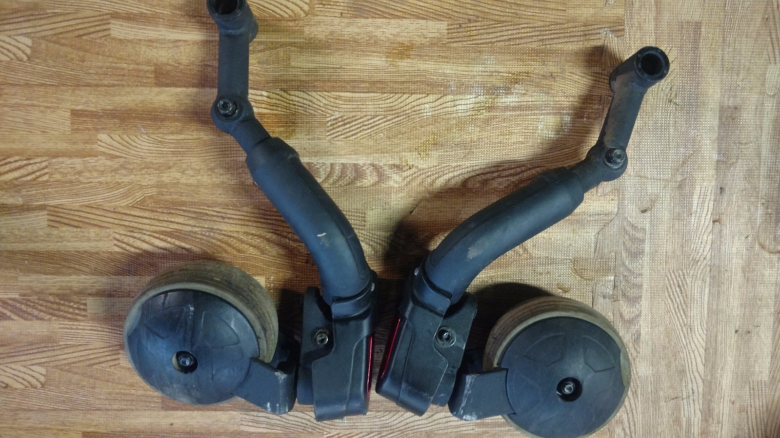 Front Caster Wheels Jazzy 600 Quantum casters suspension wheelchair