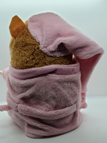 Chatimals 11" Hamster in Pink Bath Robe & Cap Dragon-i Toys Records & Repeats - Picture 5 of 6