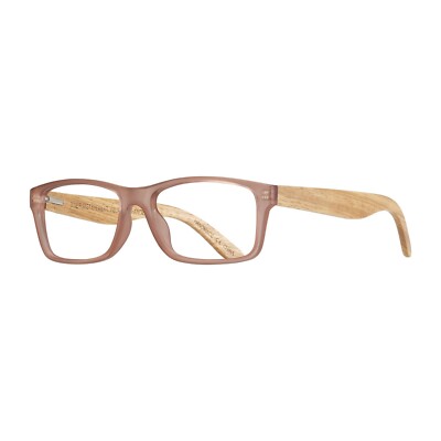 Blue Light READING 0.00 EYE GLASSES Eco Friendly  Computer Walnut Rose i2052x