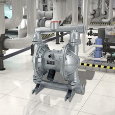 44GPM 115PSI Air-Operated Double Diaphragm Pump Industrial 1-1/2" Inlet/Outlet