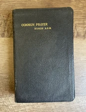 Common Prayer Hymns A&M Book Gilded Edges Cambridge University Made in England