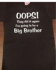new big brother baby onesie announcement sibling shirt boys toddler t-shirt