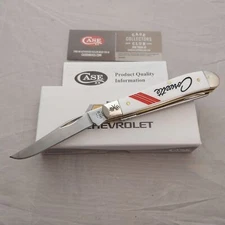 Case Cutlery Chevrolet Corvette Mini Trapper Folding Pocket Knife 33716
