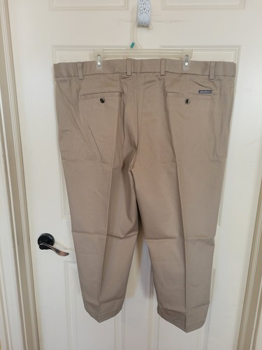 eddie bauer pants men 44x30 Khaki NEW with Bag and Tag - Picture 2 of 4