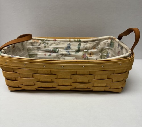 Longaberger 2003 Pantry Basket Set - Botanical Fields