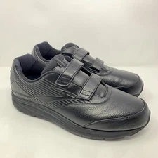 Brooks Addiction Walker V-Strap 2 Men's Size 15 EE Shoes Black Leather 110320