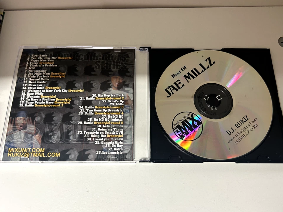 DJ RUKIZ ЛУЧШЕЕ ИЗ JAE MILLZ THA БУДУЩЕЕ NYC ПРОМО МИКСТЕЙП МИКС CD - Изображение 2 из 2