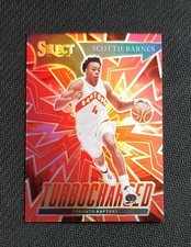 2021-22 SELECT SCOTTIE BARNES RED SILVER PRIZM TURBOCHARGED ROOKIE RC INSERT