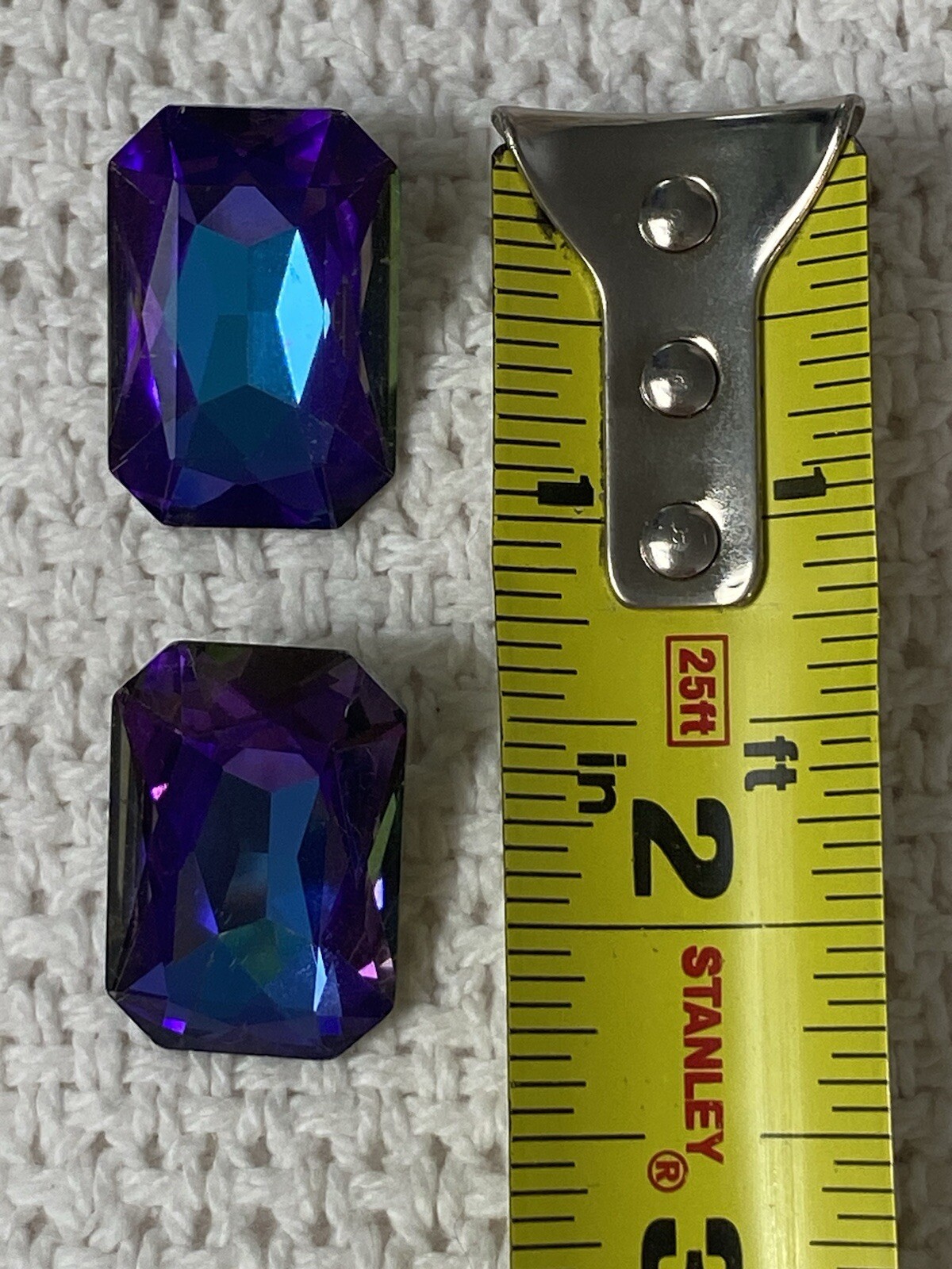 Large Statement Stone Earrings Changes From Purpl… - image 19