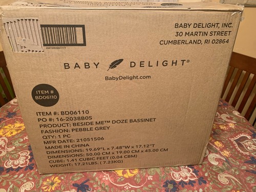 Baby Delight Bd06110 Beside Me Doze Deluxe Portable Folding Bedside Bassinet - Picture 2 of 4