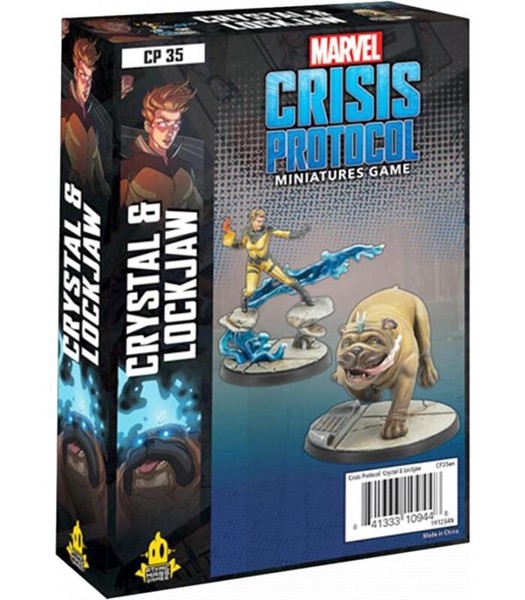 MARVEL CRISIS PROTOCOL: CRYSTAL & LOCKJAW   - INGLES MCP