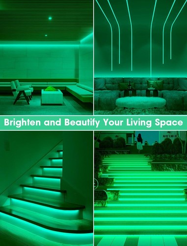 24V COB LED Strip Light Tape Light 384LEDs/m High Density Light Bar 3mm 5mm 8mm - Picture 37 of 58