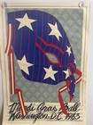 Mardi Gras Ball Washington DC Poster 1983 signed Alan Laurie numbered 5th Annual — photo 2