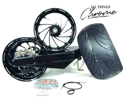 330 OSD FAT TIRE KIT W BLACK CONTRAST CUT TURBO WHEELS 2001-20