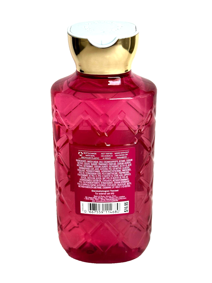 BATH BODY WORKS BOURBON STRAWBERRY VANILLA BODY WASH 10 FL OZ NEW