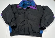 Columbia Jacket Men’s Large 3 In One Black Blue Purple Ski Adventure Bugaboo