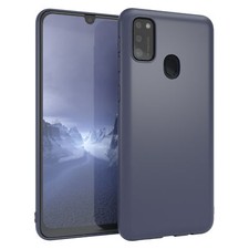 Custodia protettiva TPU back cover per Samsung Galaxy M30s / M21 blu opaco