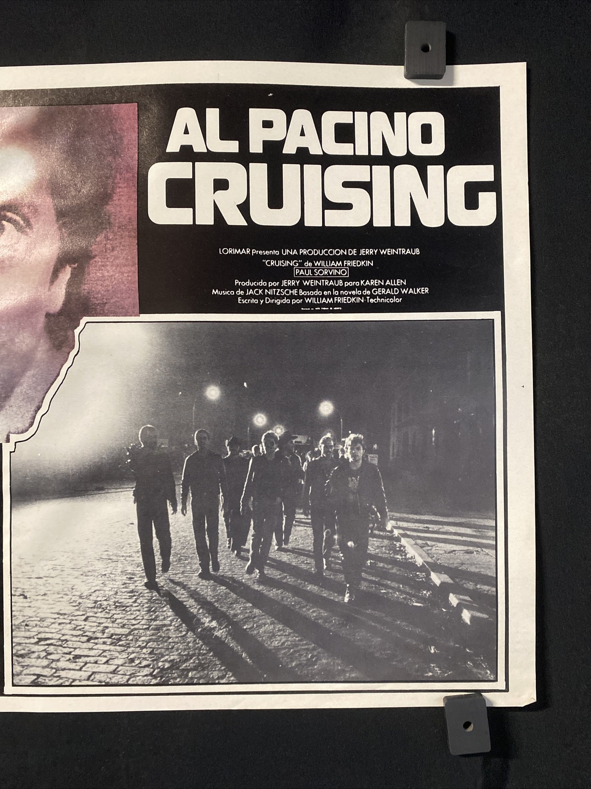 1980Cruising AL PACINO PAUL SORVINO KAREN ALLEN Original Mexican Lobby Card eBay