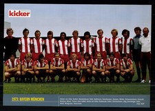 FC Bayern München Kicker Mannschaftsbild Deutscher Meister 1973 + G 42048