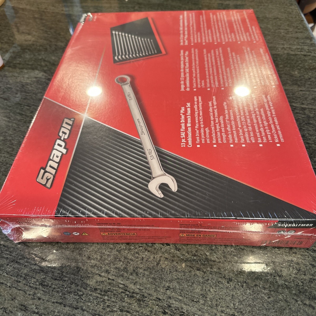 Snap On Soex01fmbr foam organizer with 1/4-15/16” flank drive plus