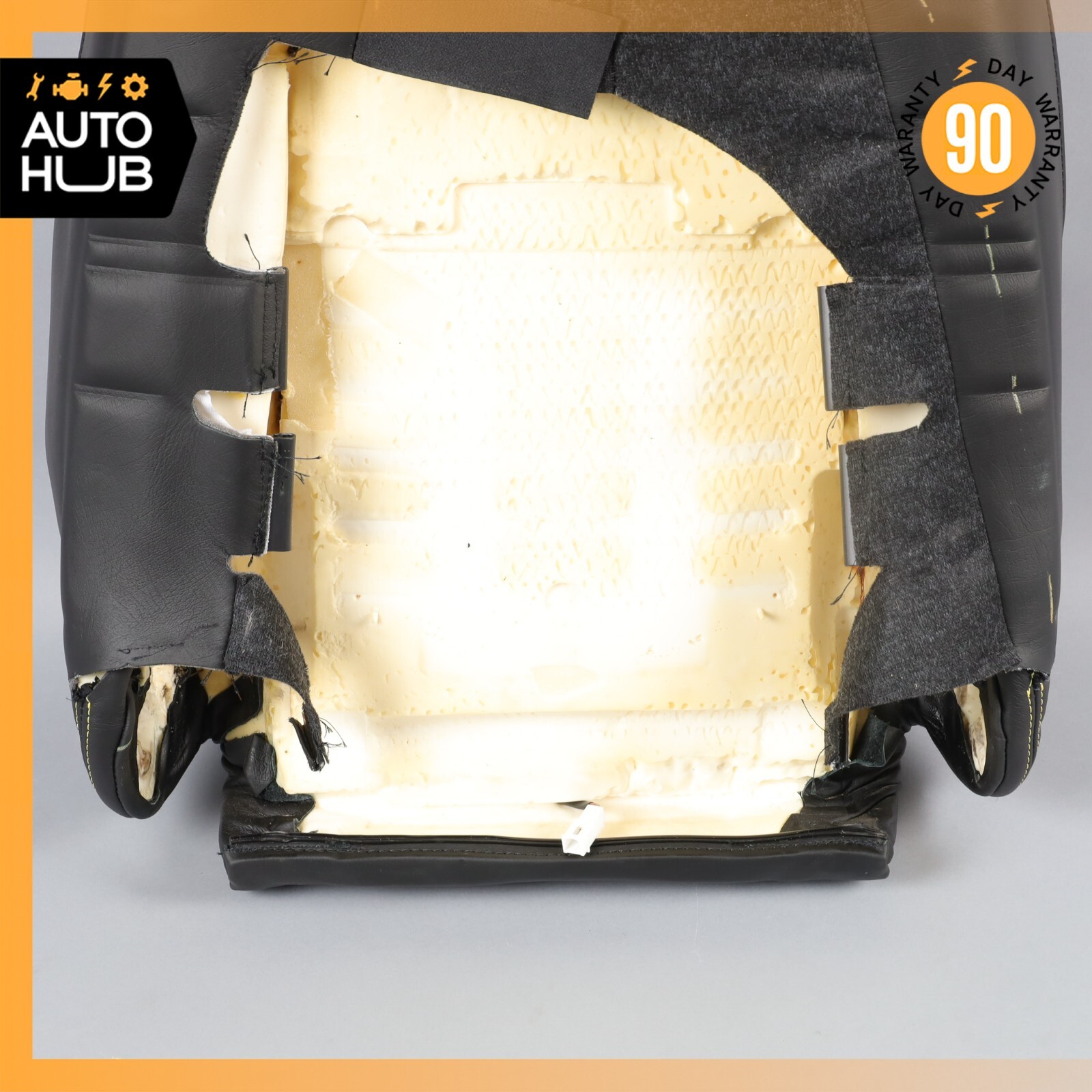 13-18 Maserati GranTurismo S M145 Front Left Top Upper Seat Cushion Black OEM