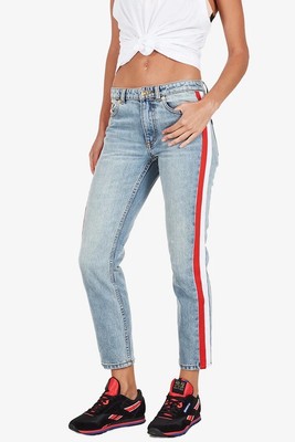 Women s P.E Nation Alley Oop Mid Rise Straight Leg Jean Size 26