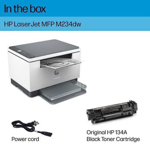 NEW HP LaserJet MFP M234dw Wireless Laser Printer with Scan Copy Mobile Print - Picture 4 of 4