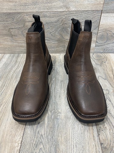 Wolverine Rancher Chelsea Boots In Brown Leather With Stitch Detailing | Size 9 - Picture 4 of 7