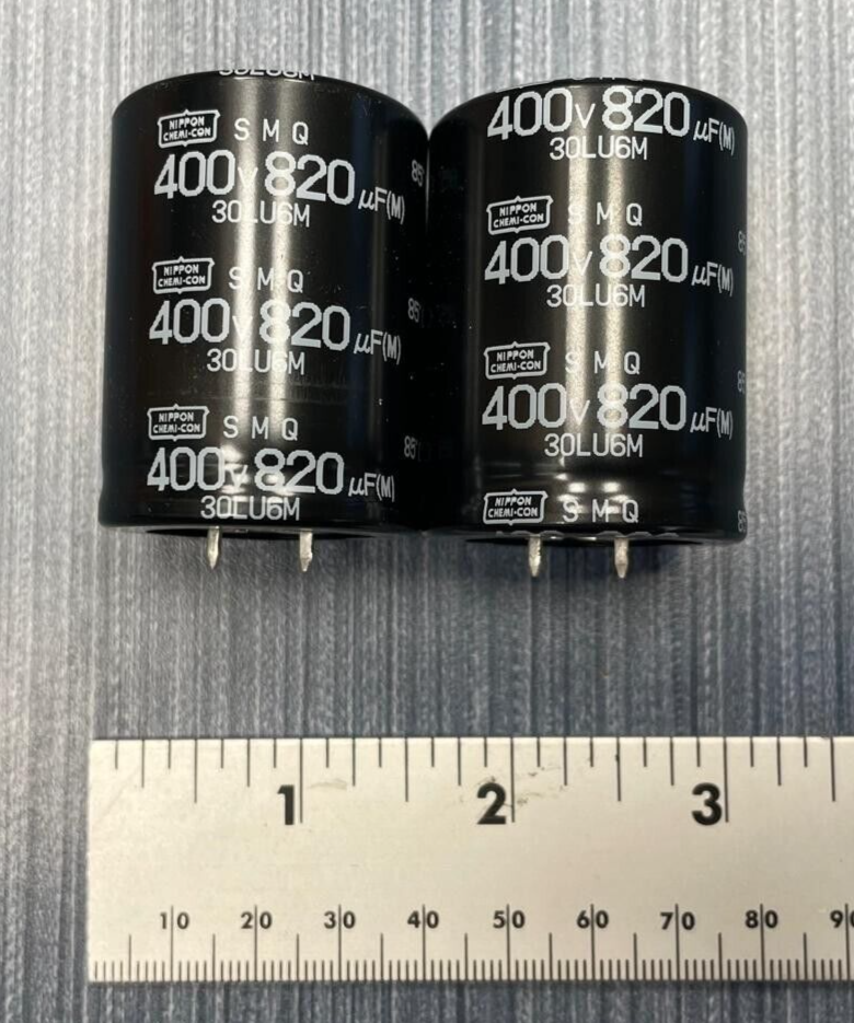 Nippon Chemi-Con 400v 820uf Capacitor | eBay