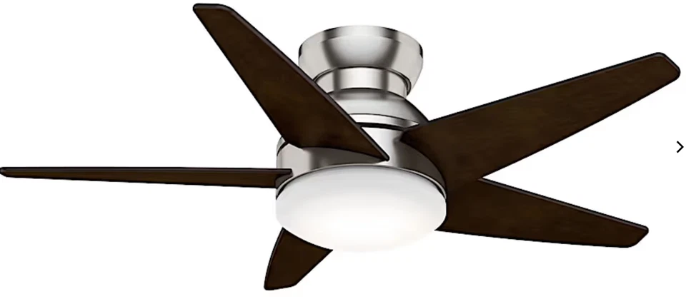 NEW Casablanca Isotope 52" Low Profile Ceiling Fan - Brushed Nickel, 59022 - Image 2 of 4