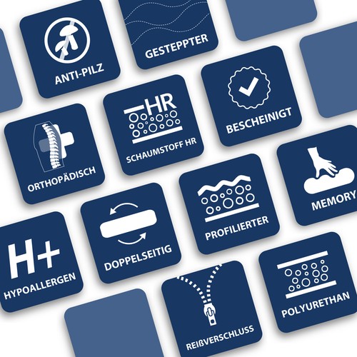 Matratze VITERBO 7 Zonen H3 HR Kaltschaum VISCO Memory Größe wählbar - Bild 6 von 12