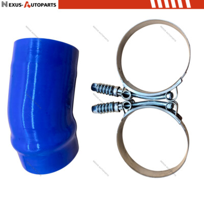 #ad FOR 6.0L POWERSTROKE FORD 6C3Z 6C640 A AIR INLET DUCT TURBO BOOT LONG W CLAMPS $18.18