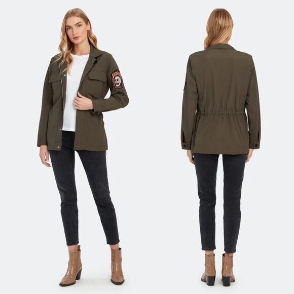 Zadig and voltaire khaki jacket cheap