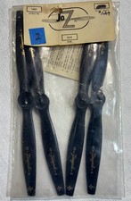  2 VINTAGE LOT MODEL AIRPLANE PROPELLOR ZINGALI 10-4 IN BAG Z PRODUCTS